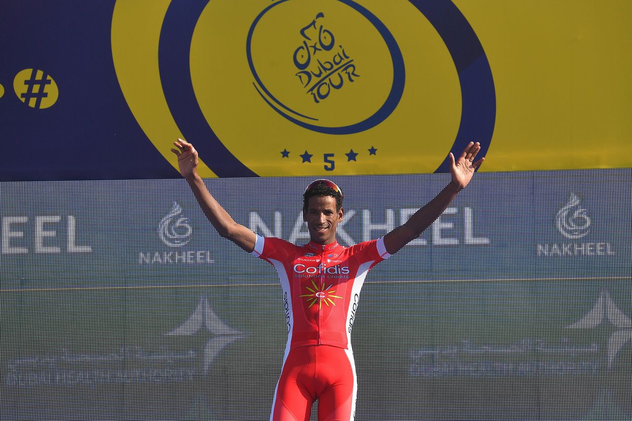Daniel Teklehaimanot made his debut for Cofidis