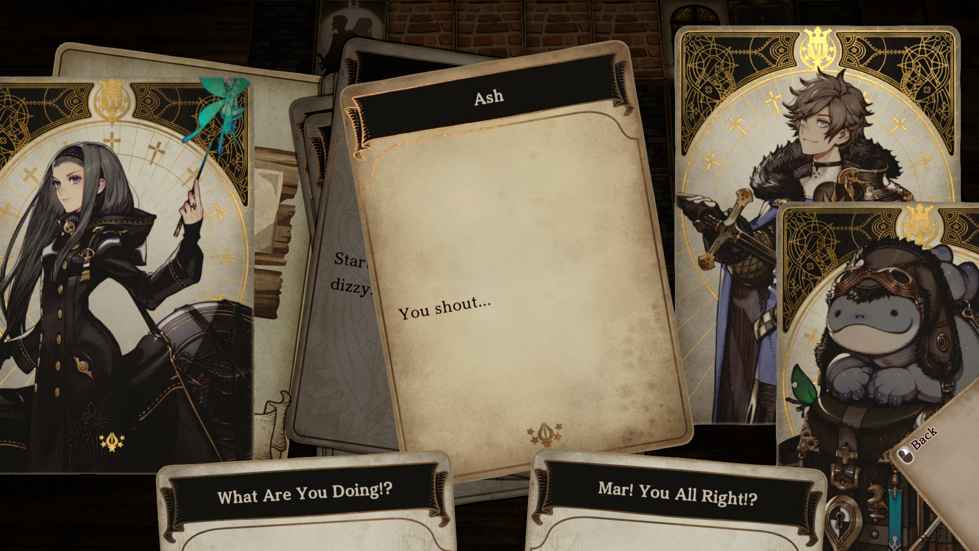 A selection of RPG cards from Voice of Cards: The Isle Dragon Roars