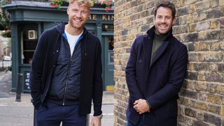 Freddie Flintoff and Jamie Redknapp explore their past in DNA Journey.