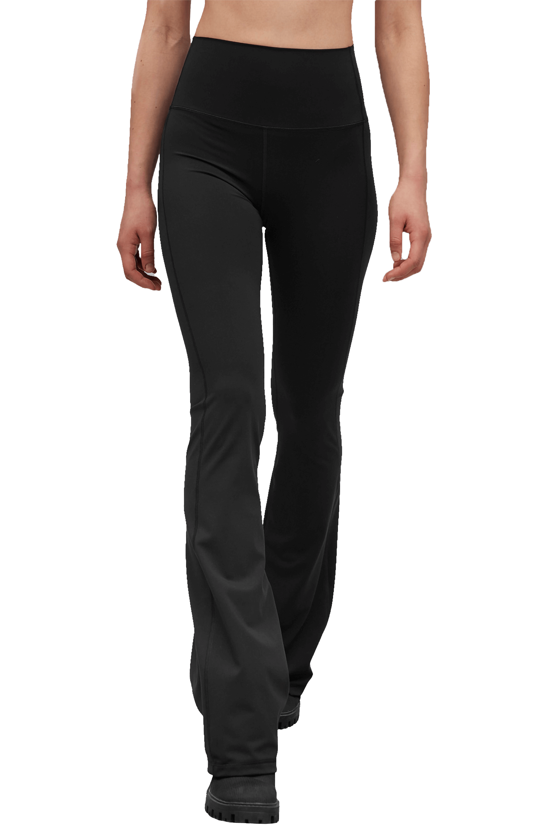 Flared Leggings - Black - Xs