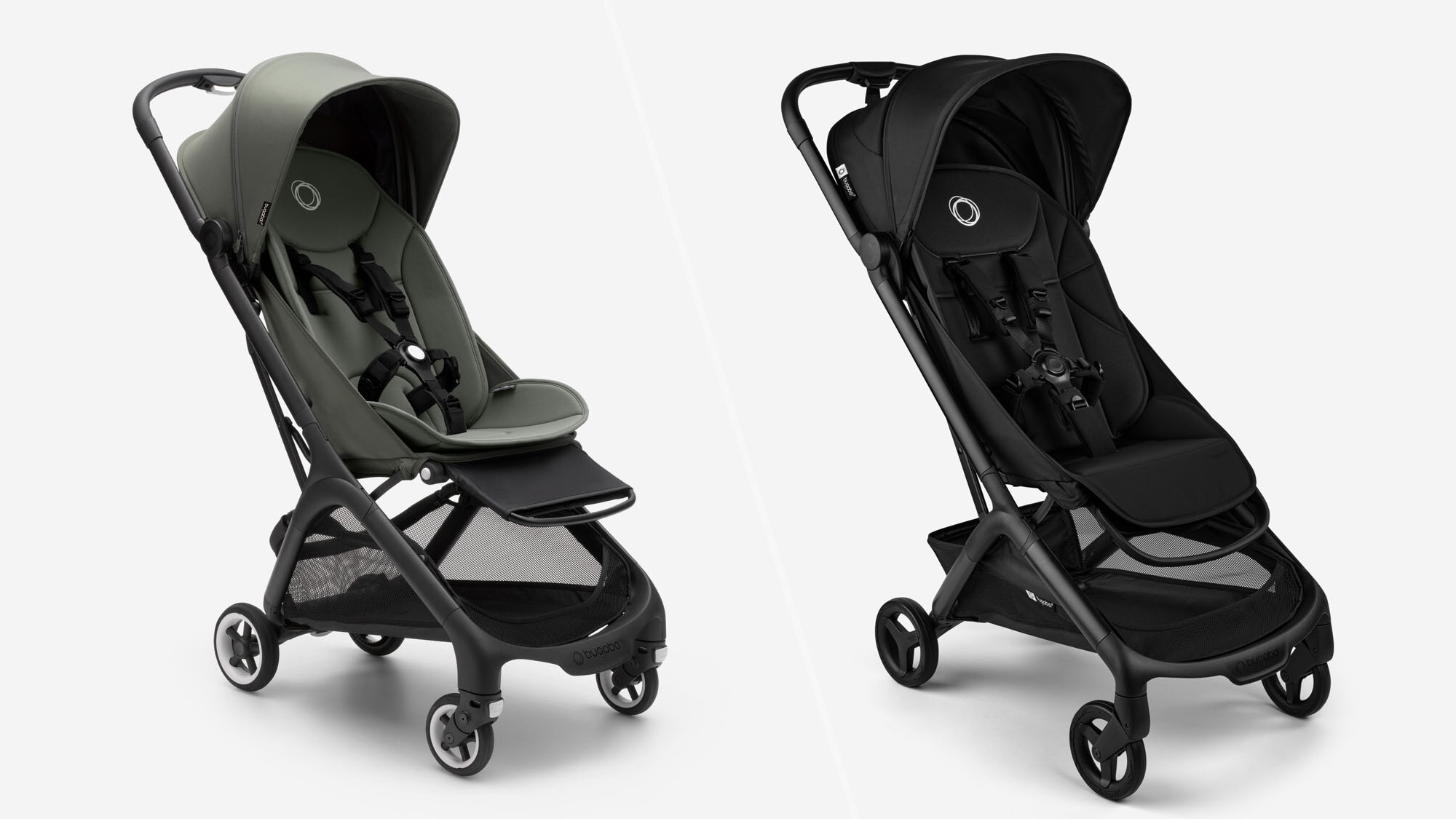 a photo of the Bugaboo Butterfly and the Bugaboo Butterfly 2