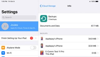 icloud storage full backups