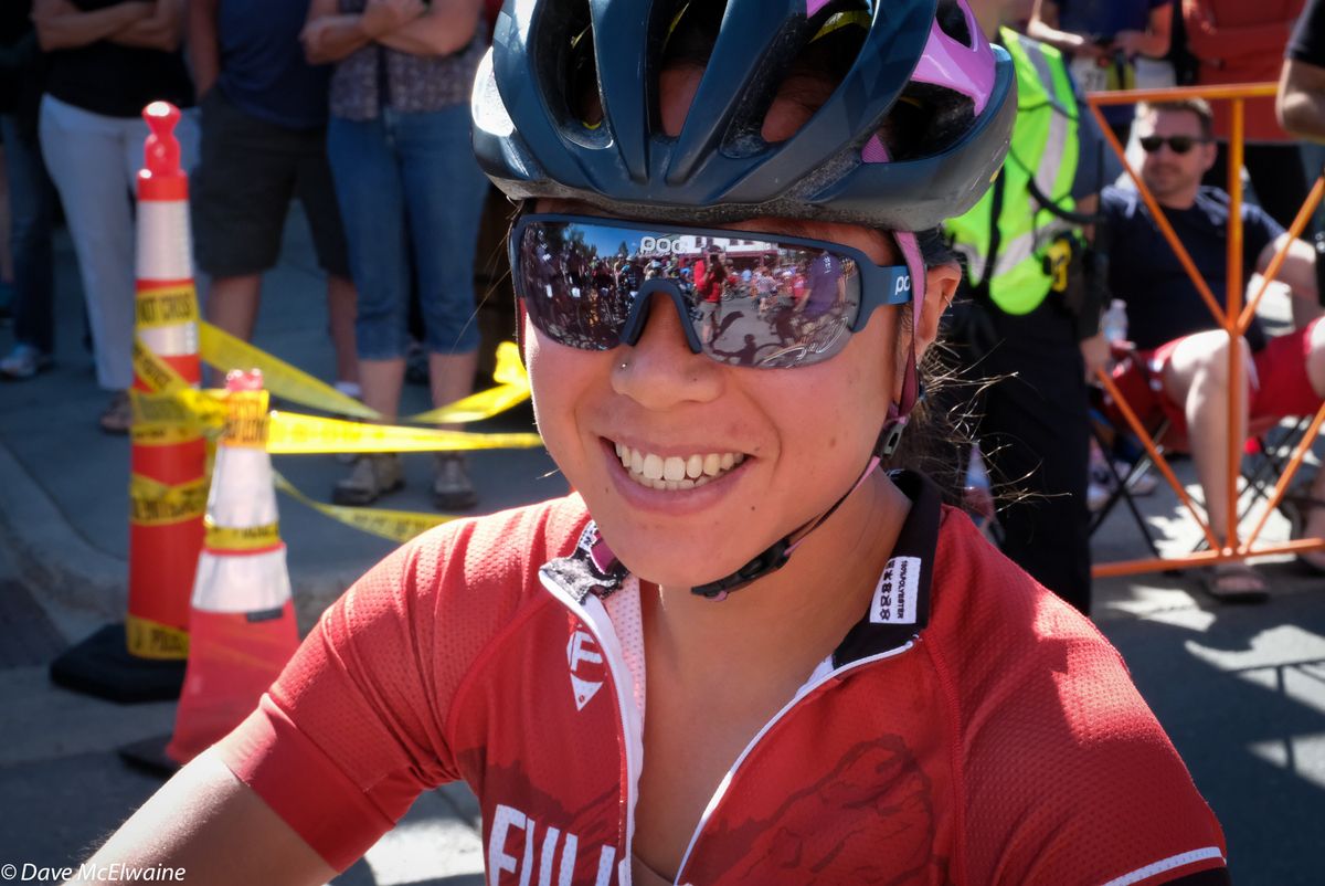 Evelyn Dong (Full Cycle) and the rest of the pro women started with the men