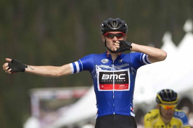 Tejay van Garderen (BMC) won the stage in the best Colorado rider jersey