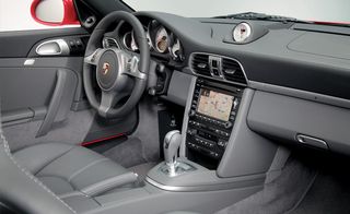 Interior of a car.