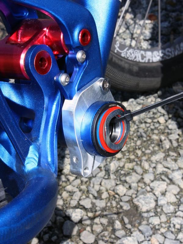 Pivot Cycles created these bolt-on ISCG mounts for its team riders but says it will likely be available for consumers soon, too.