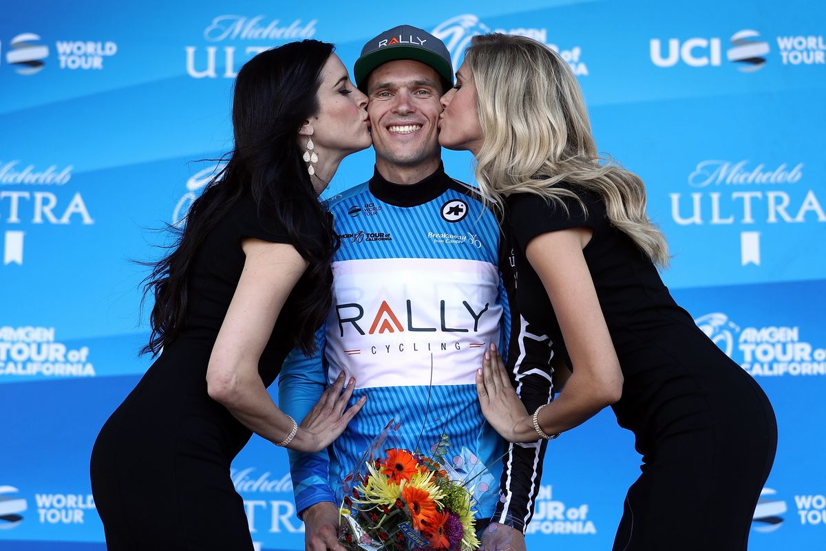 The combativity prize went to Evan Huffman (Rally Cycling)