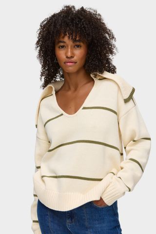 Ed Dimarco Knitted Striped Jumper