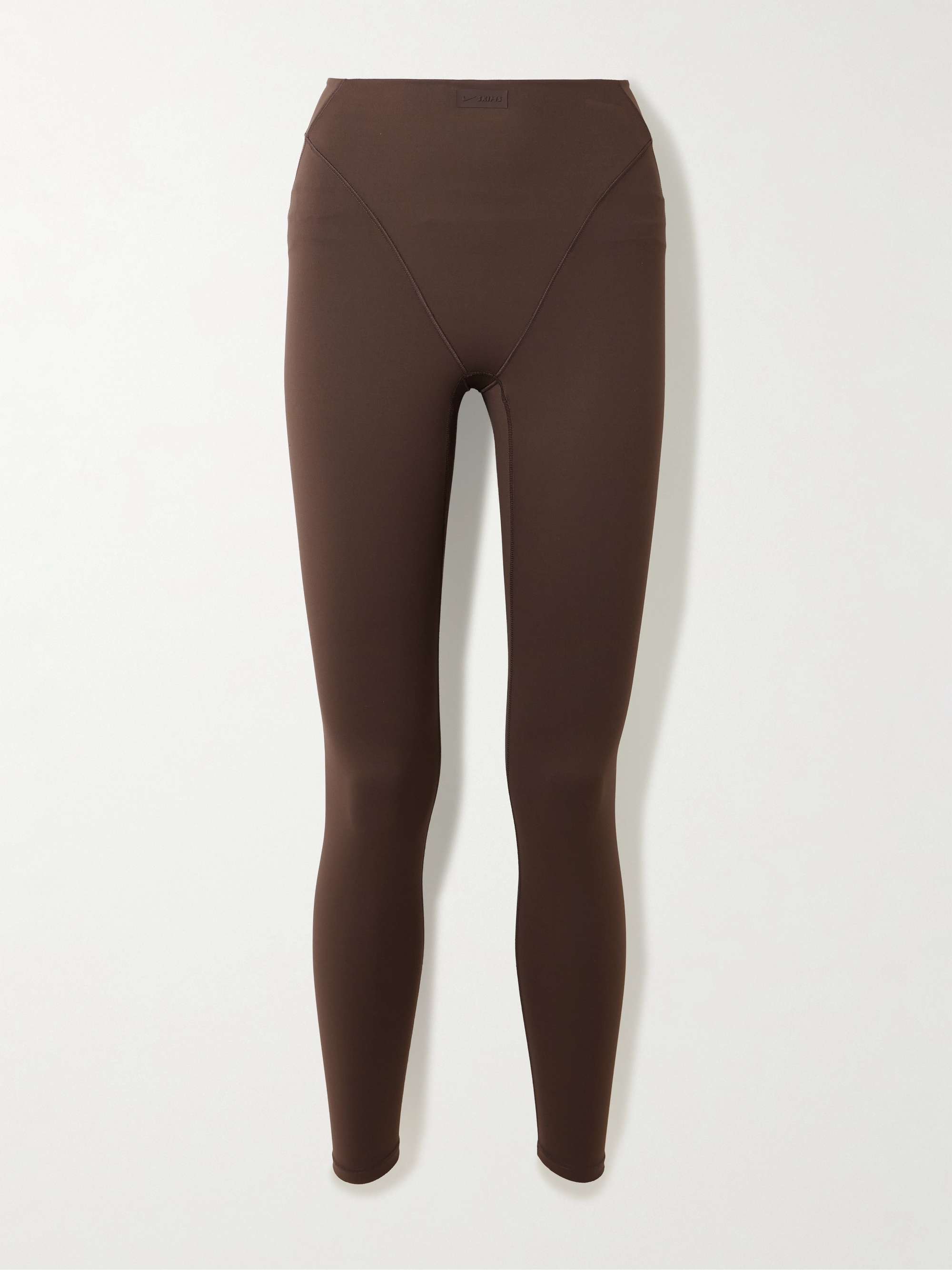 + Nike V-Line 26" Leggings - Dark Sepia