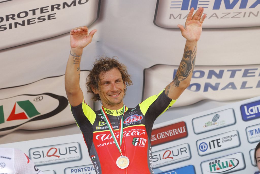 Bronze medalist Filippo Pozzato (Wilier Triestina-Southeast)
