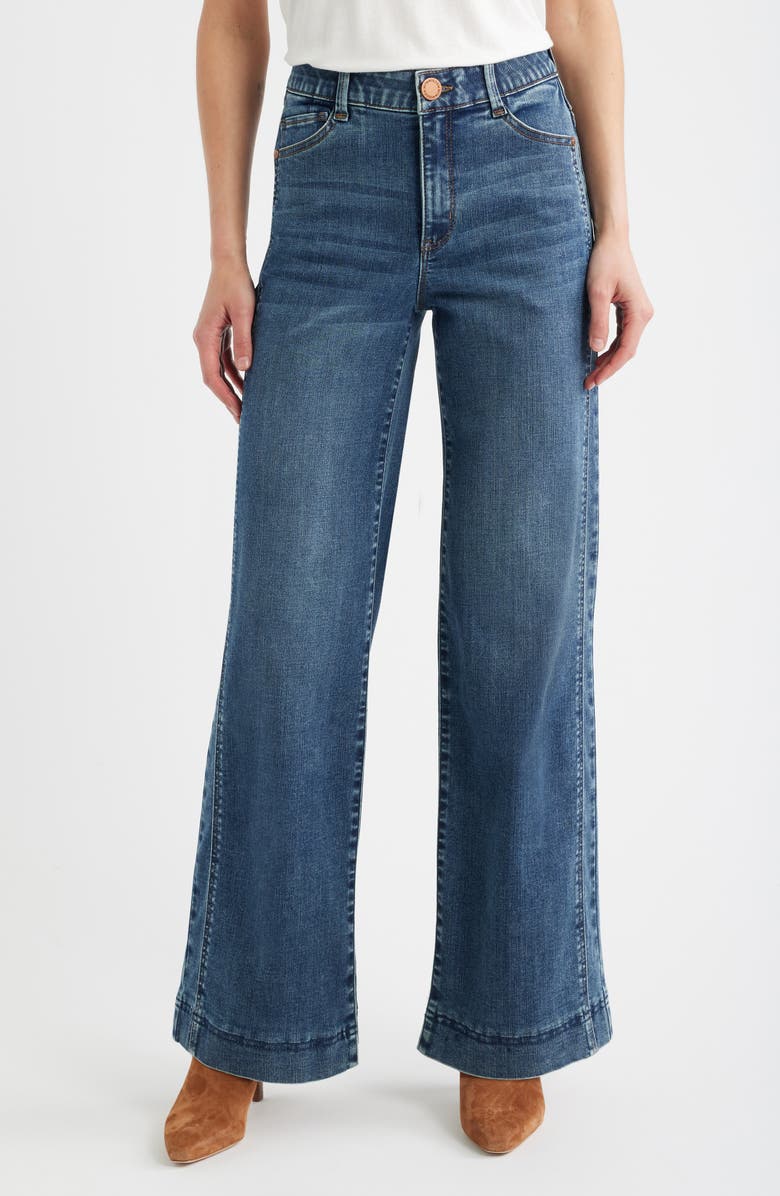 Gracie Skyrise Double Side Seam Wide Leg Jeans