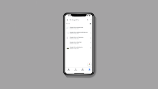 Google Drive app on iPhone