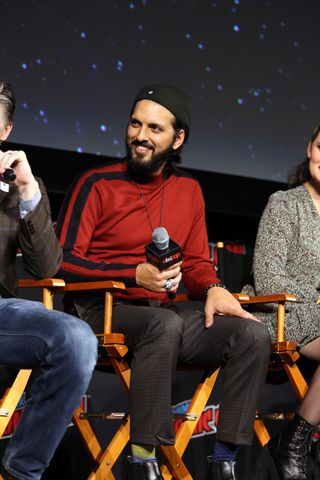 Shazad Latif, who plays Voq on "Star Trek: Discovery," appears at New York Comic Con 2018.