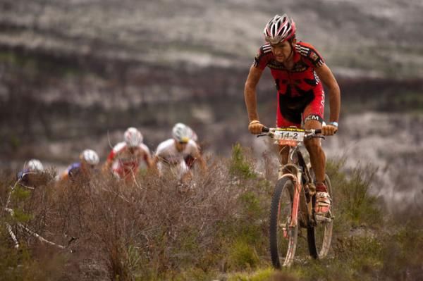 Max Knox during stage six
