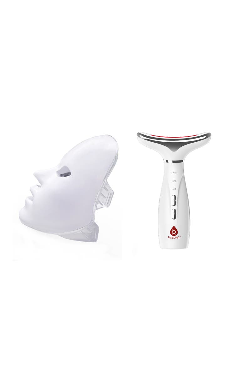 7-In-1 Facial Therapy Device &amp;amp; Led Light Therapy Mask Bundle