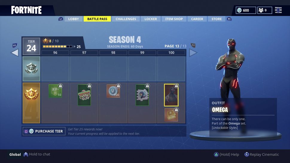 Fortnite Season 4 - all the Battle Pass skins, emotes, harvesting tools ...