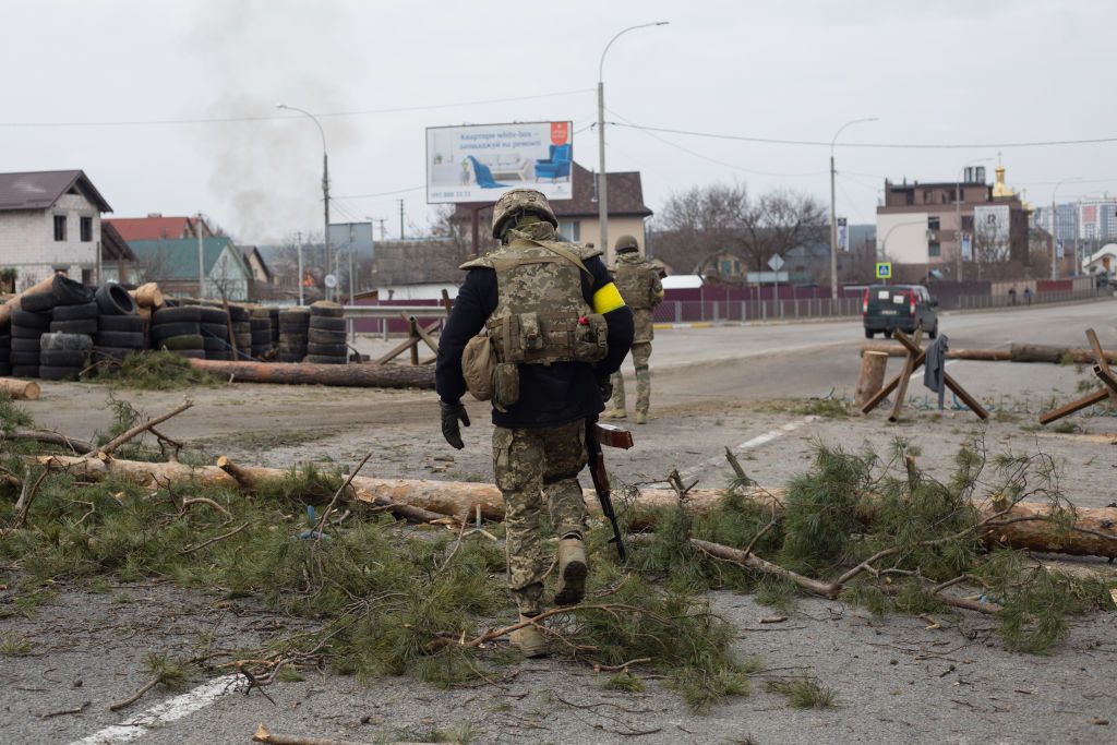 Ukrainian soldier