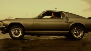 John Wick drives his rare Mustang in John Wick