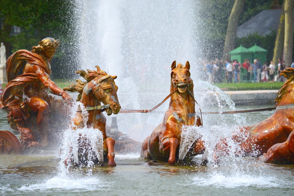 Versailles features many fountains that were technological marvels for their time.