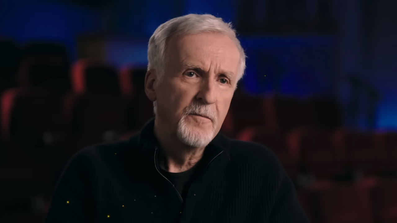 James Cameron in interview for Avatar: Fire And Ash featurette