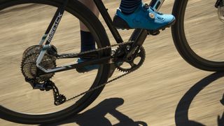 A look at the 1X Shimano GRX drivetrain in action
