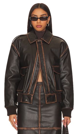 Bo Faux Leather Jacket