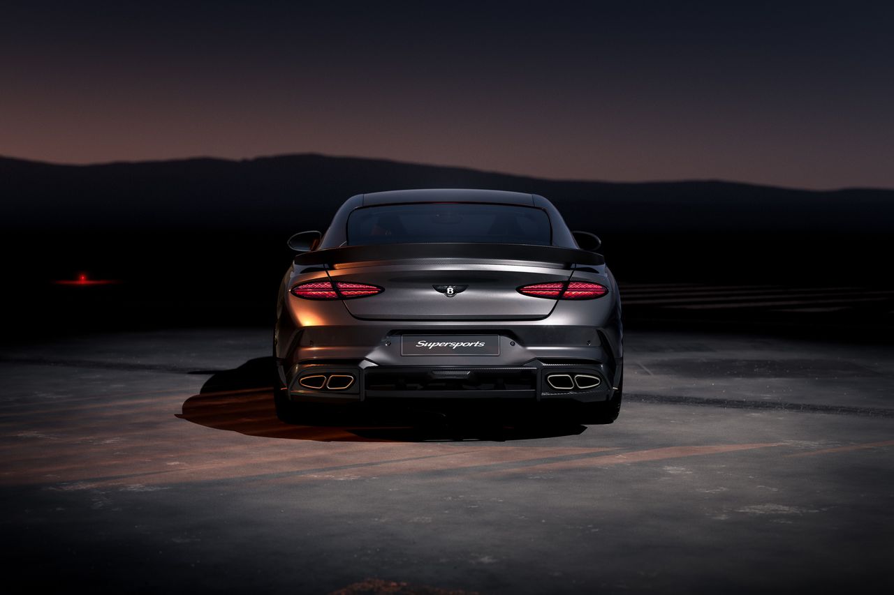 The new Bentley Supersports, looking gothic and cool