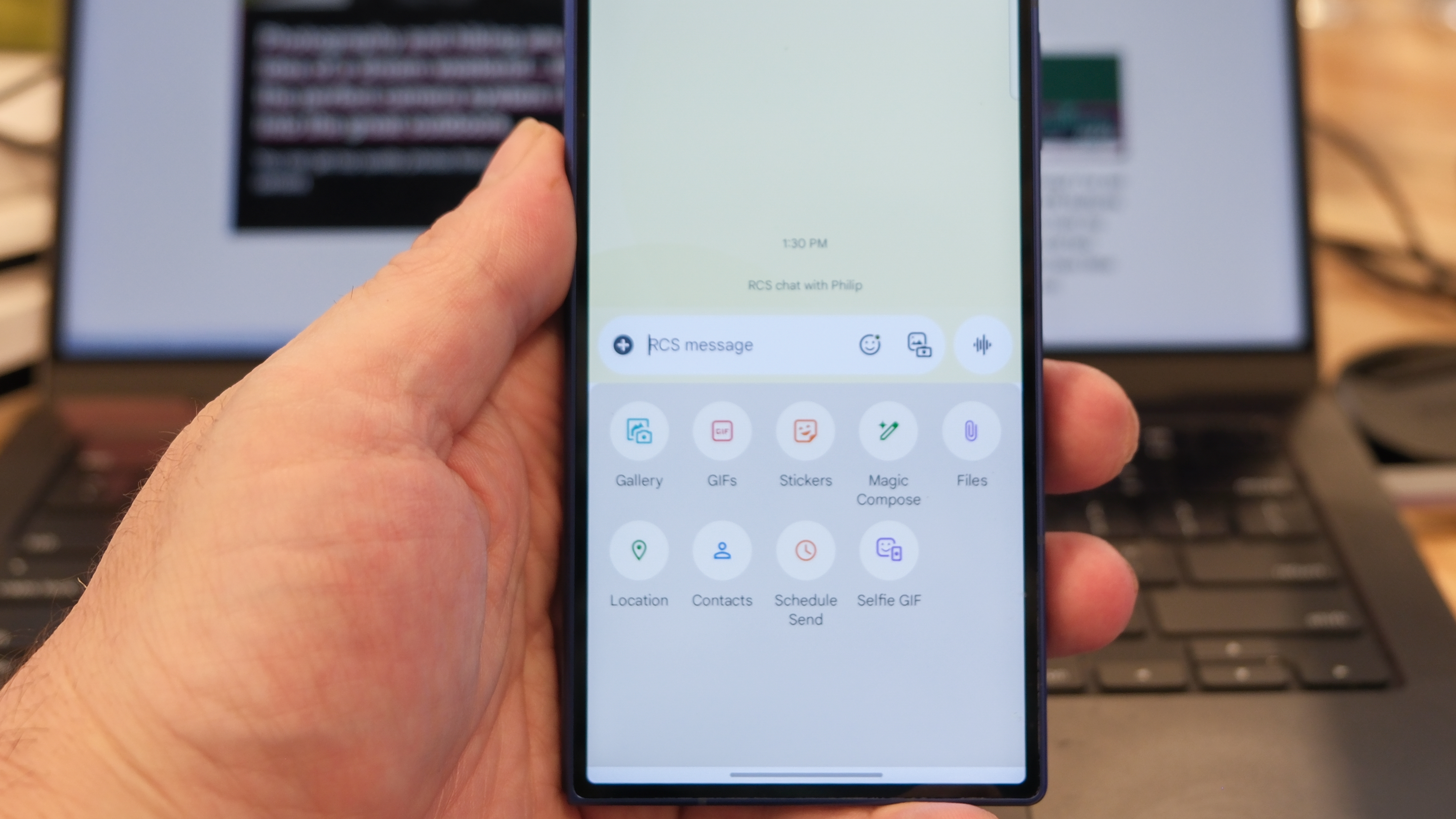 Schedule messaging features on Android and iOS