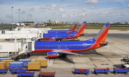 Before you board that Southwest flight, it might be wise to check the depth of of your cleavage, the length of your skirt, and the context of your T-shirt.