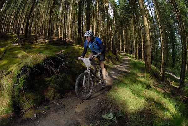 A rider on day 5 at the TransWales.