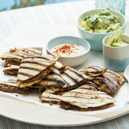 Chilli Beef Quesadillas-woman and home