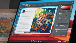 Surface Pro X running Adobe apps