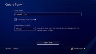 Ps4 Party Settings