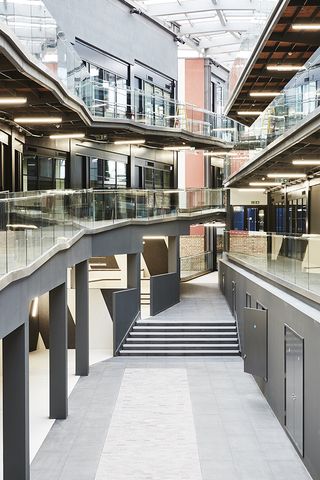 the Atrium's interior was devised by Tom Dixon’s Design Research Studio