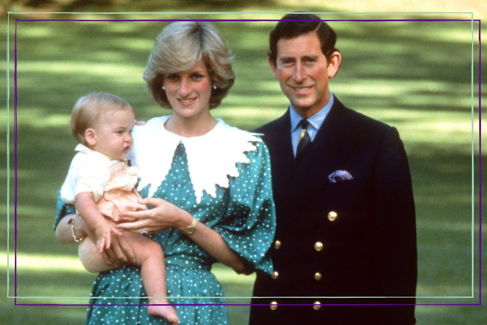 Обложка журнала с принцем Чарльзом, Дианой и принцем