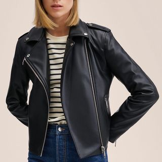 Best leather jackets for women Leather jacket biker style Mango