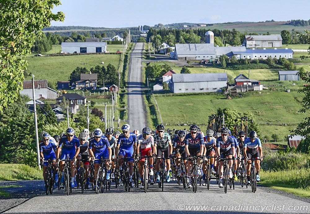 The Tour de Beauce peloton