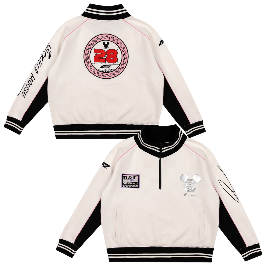 Disney x Formula 1&amp;reg;, 1/4 Zip Sweatshirt - Ivory (Women's)