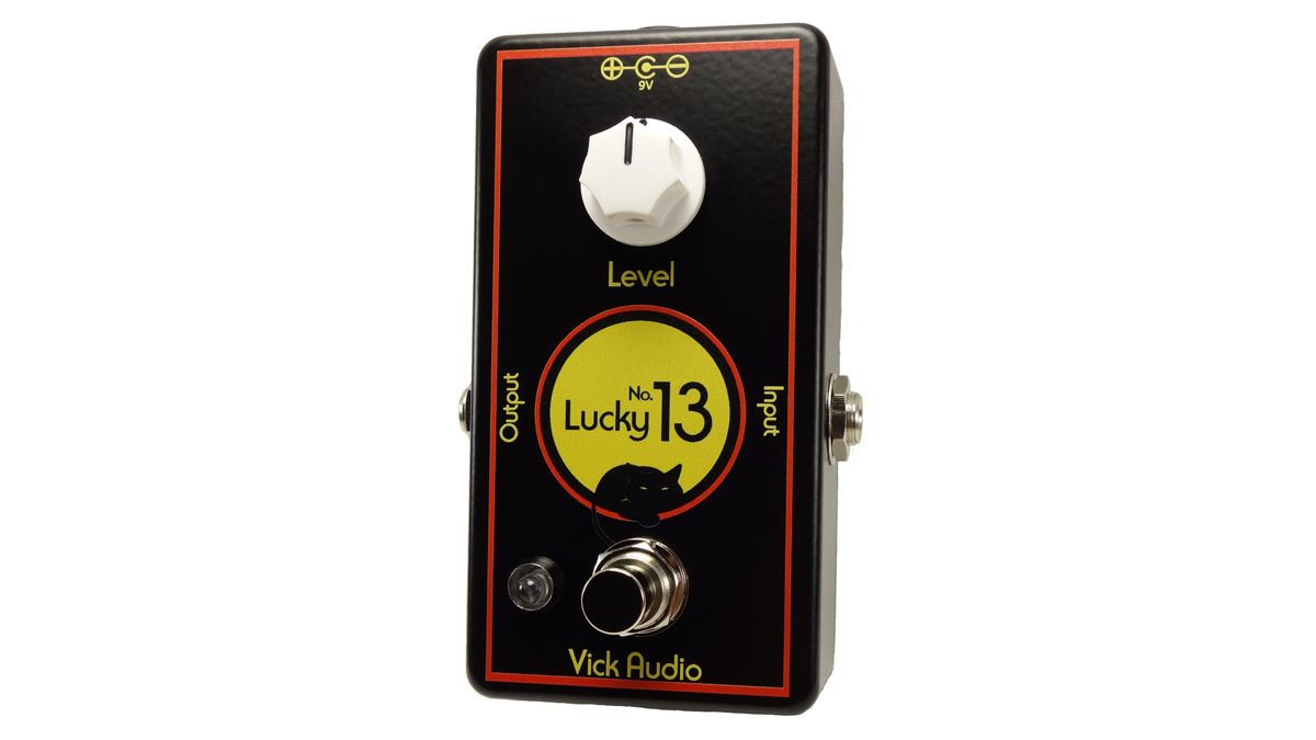 Vick Audio has reissued its Lucky No. 13 fuzz pedal