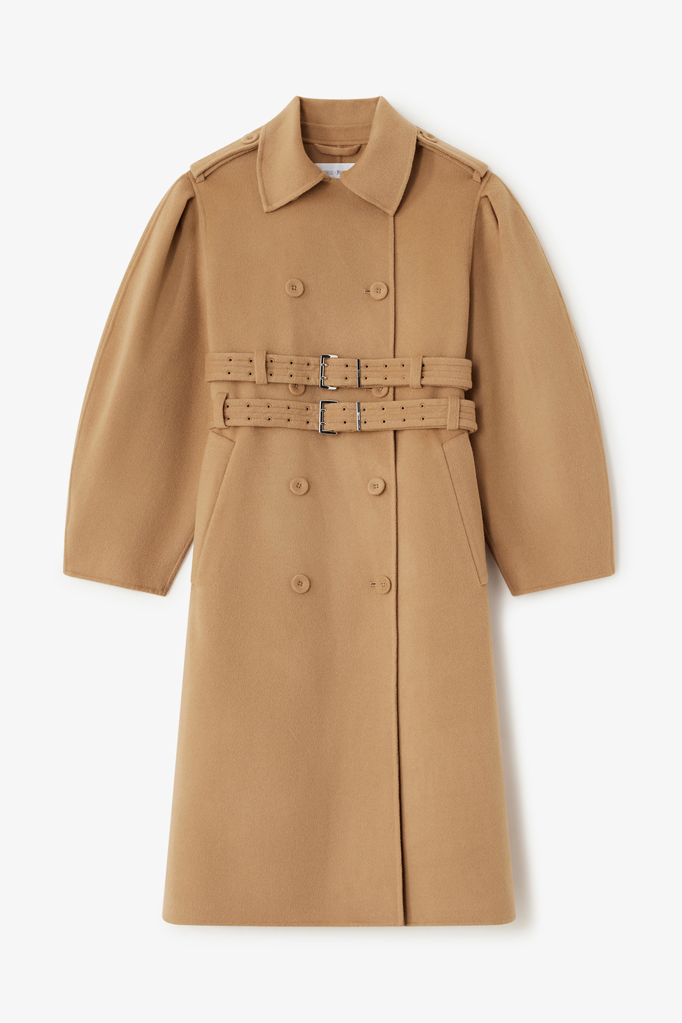 Coat in Double-Faced Wool