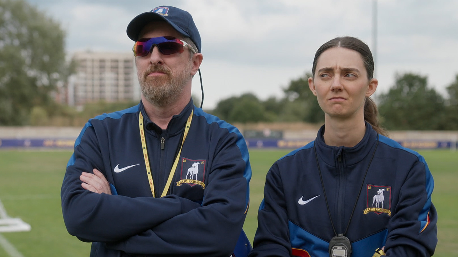Alice Chilton giving Coach Beard some side-eye in Ted Lasso season 4