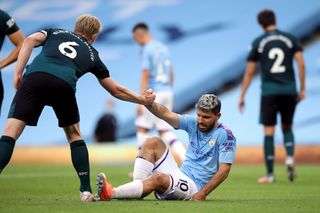 Aguero has played just three times for City since suffering a knee injury in June