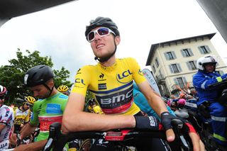Tejay Van Garderen looks relaxed before the start of Stage 8 of the 2015 Criterium du Dauphine