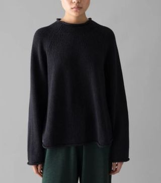 Image of navy jumper 