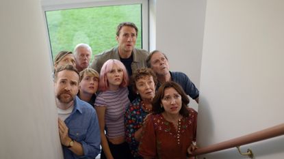 Branka Katić, Phil Davis, Oliver Chris, Roderick Smith, Rafe Spall, Cooper Turner, Scarlett Rayner, Marian McLoughlin and Esther Smith in Trying