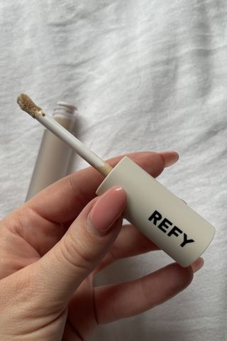 valeza holding the REFY Concealer