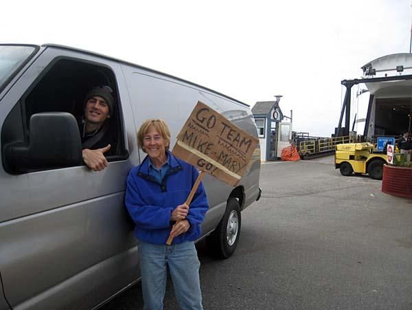 Mike's Number One Fan, Emily (his mom)