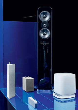 Prisme Long speaker, £135, by José Levy, for Lexon. Lotsen speaker, £179, by Urbanears. aGroove portable Bluetooth speaker, £59, by Kreafunk. Concept 500 floorstanding speaker, £3,999 for pair, by Kieron Dunk, for Q Acoustics. Bellaria air purifier, £849, by Marco Zito, for Falmec