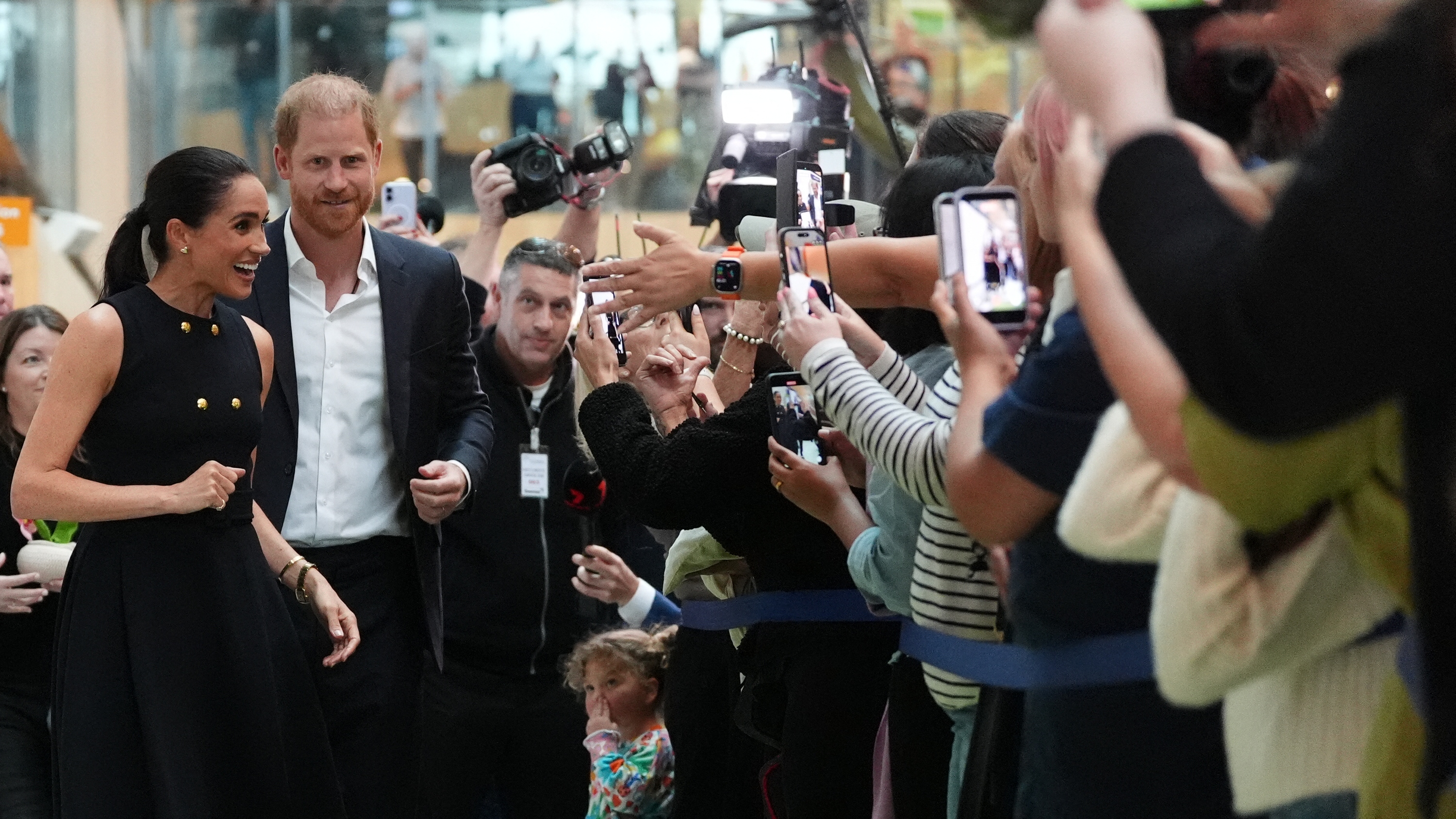 Prince Harry and Meghan, Duchess of Sussex visit the Royal Children's Hospital in Melbourne on April 14, 2026