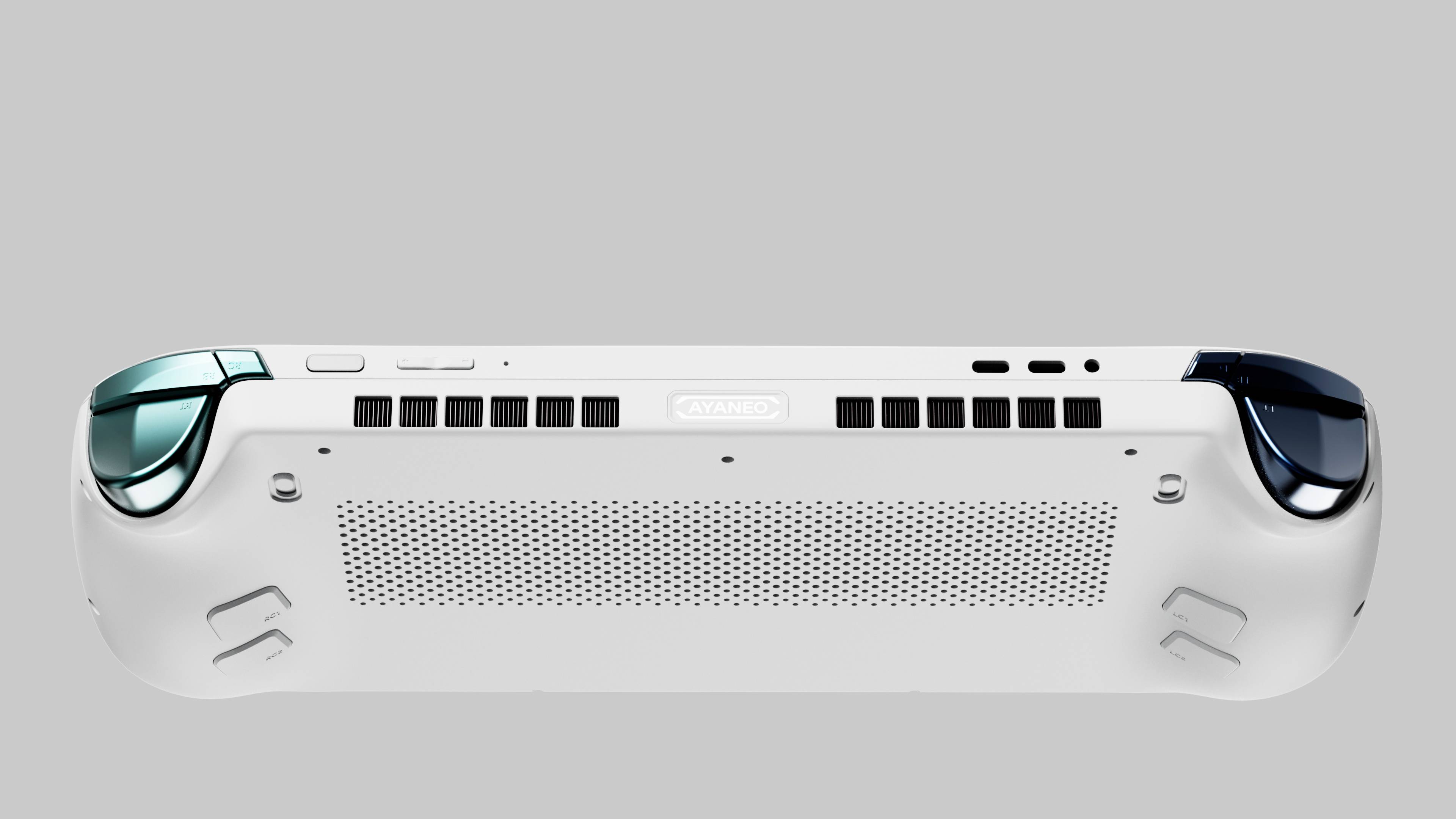 Top view of AYANEO Next 2 showcasing its ports